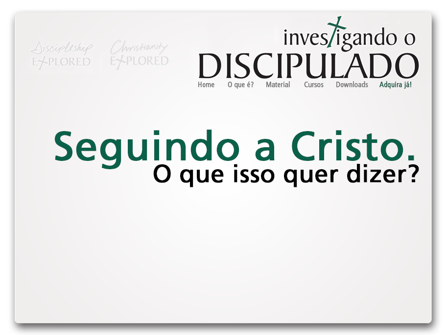 Investigando o Discipulado